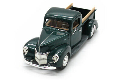 1940-Ford-Pickup-124-LOOSE-Emerald-Green-Diecast