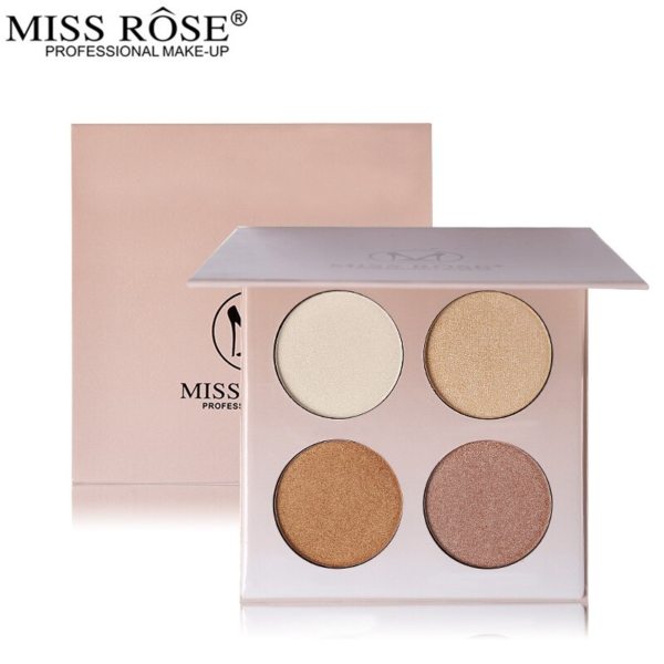 Miss-Rose-Glow-Kit-Highlighter-maquillaje-Shimmer-Powder-Highlighter-paleta-iluminador-Base-resalte-contorno-bronceador-dorado