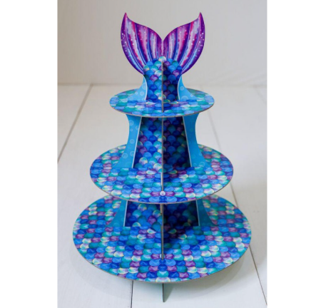 Soporte para cupcakes tres pisos "Sirena" - 1301-20