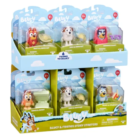 Bluey mini figura juguete coleccionable