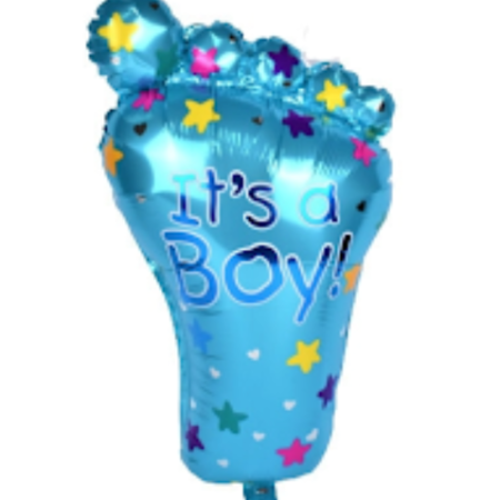 Globo "Its a Boy" forma de piecito 24" - 1QLY111
