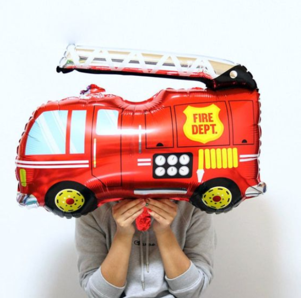 Globo "Camión de bombero" 80cm - 21283