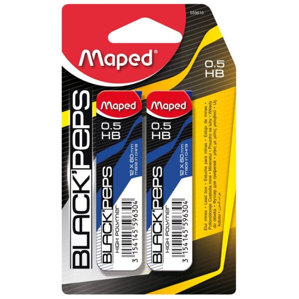 Maped Minas 0.5mm HB 2 unidades