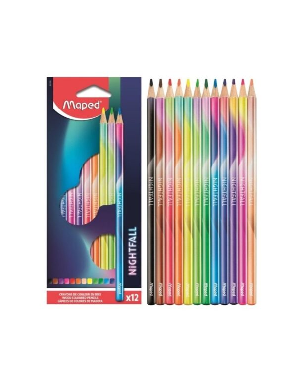 Maped Lapiz 12 unidades Nightfall