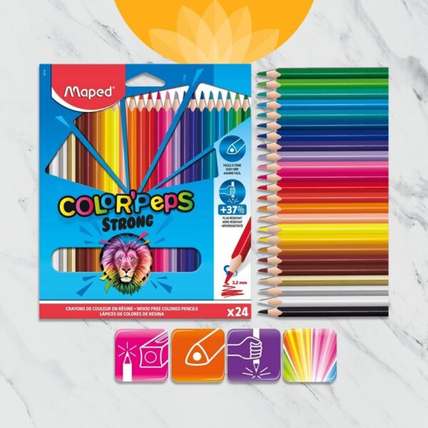 Maped Lapiz 24 unidades Color Peps - Imagen 2