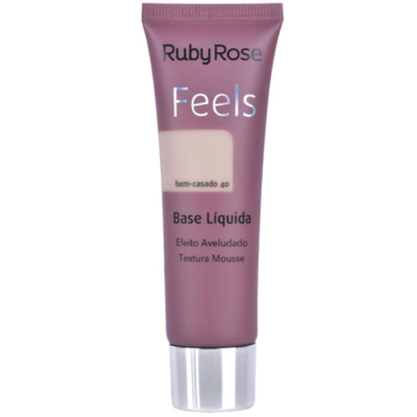 6972858365454 Ruby Rose Base Liquida bem-casado 40