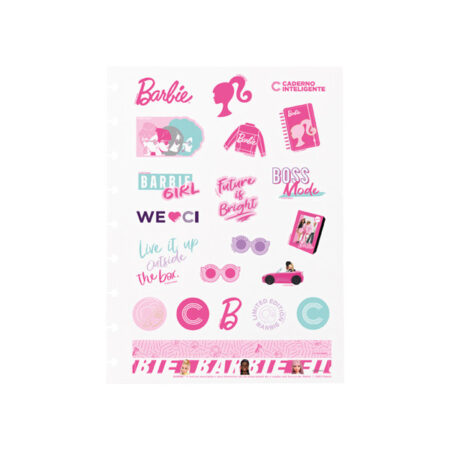 Cuaderno inteligente A5 Barbie pink stickers adhesivos