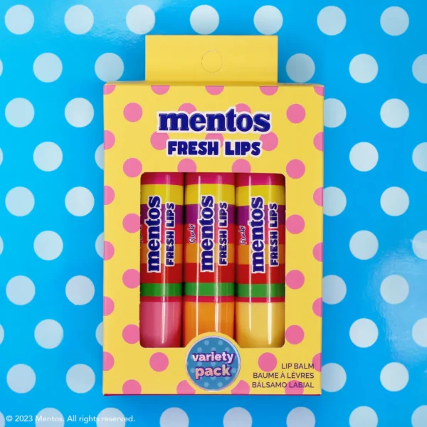 Mentos bálsamo labial kit de 3 unidades tropical mix