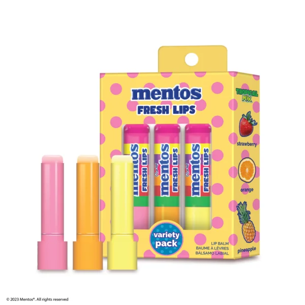 Mentos bálsamo labial kit de 3 unidades tropical mix - Imagen 2
