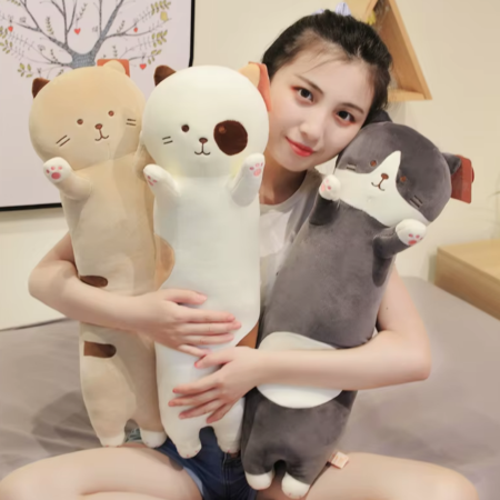Gato peluche/almohada 50cm