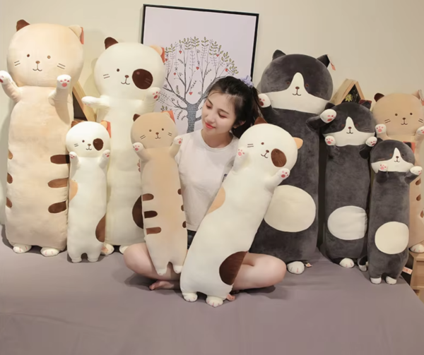 Gato peluche/almohada 70cm