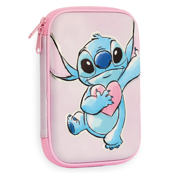 Stitch cartuchera con doble bolsillo de Disney