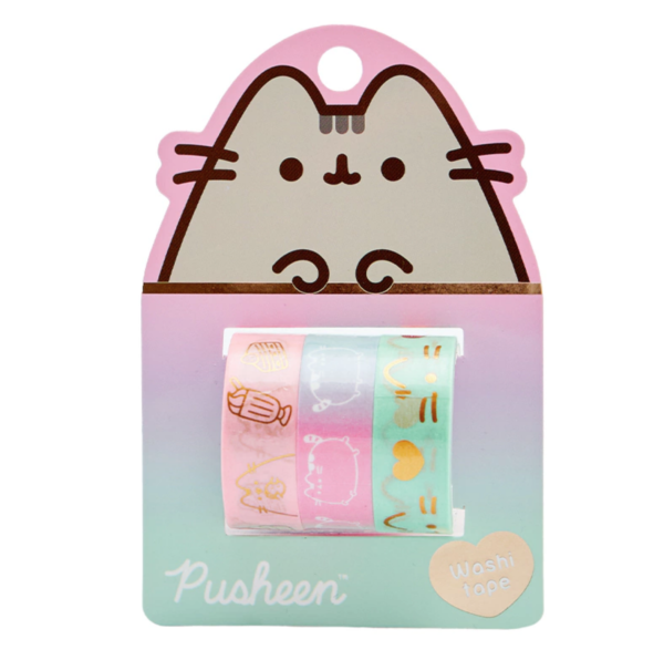 Pusheen washi tape 3 unidades
