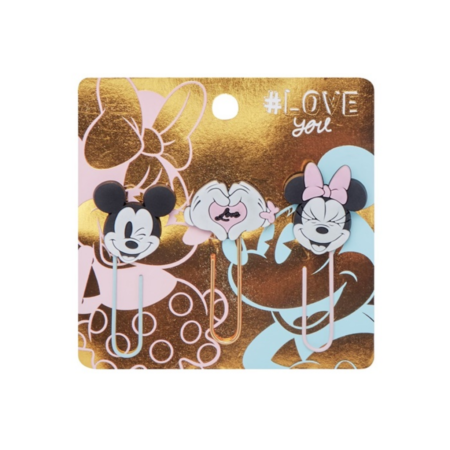 Mickey & Minnie clips (3 unidades) de Disney