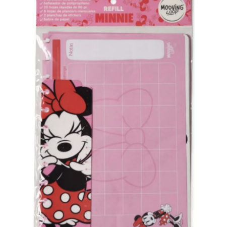 Minnie mouse refill hojas & adhesivos