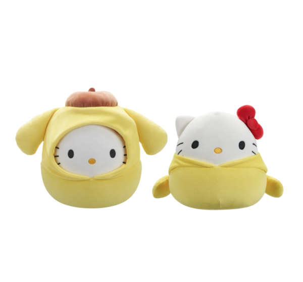 Hello Kitty/Pompompurin squishmallows