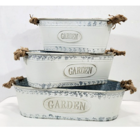 Set de 3 piezas de recipiente vintage - KF215050