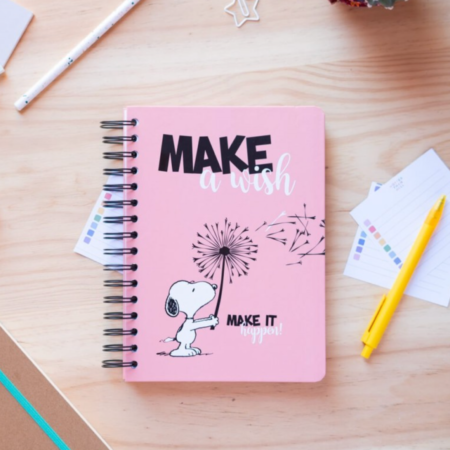 Snoopy cuaderno anillado
