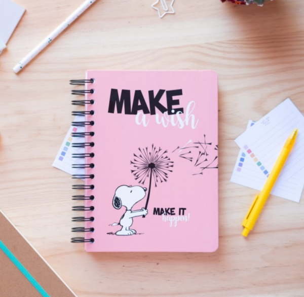 Snoopy cuaderno anillado