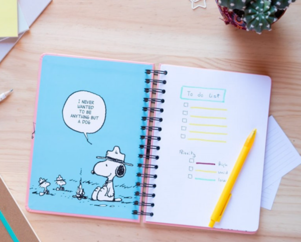 Snoopy cuaderno anillado - Imagen 3