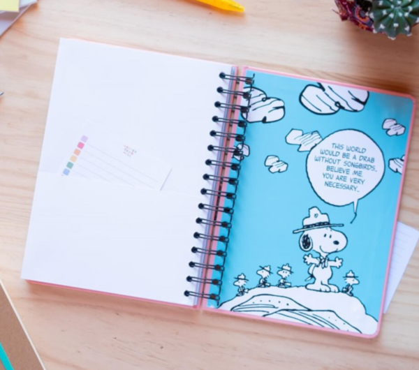 Snoopy cuaderno anillado - Imagen 2