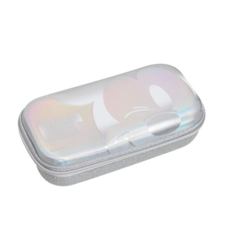 Mickey mouse cartuchera plateada box de Disney