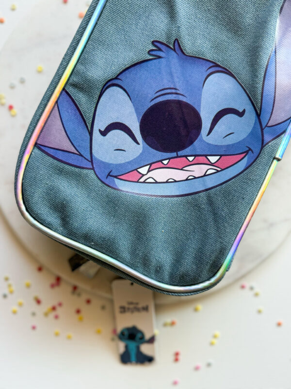 Stitch cartuchera denim con divisoria - Imagen 3