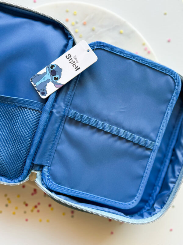 Stitch cartuchera denim con divisoria - Imagen 2