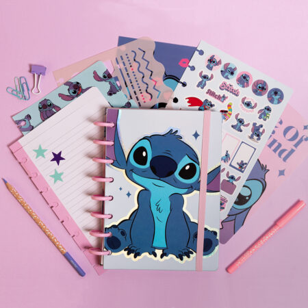 Stitch cuaderno con sistema de discos de Disney
