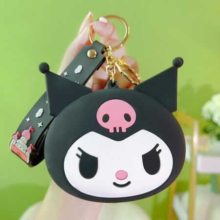 Kuromi sanrio monedero llavero negro