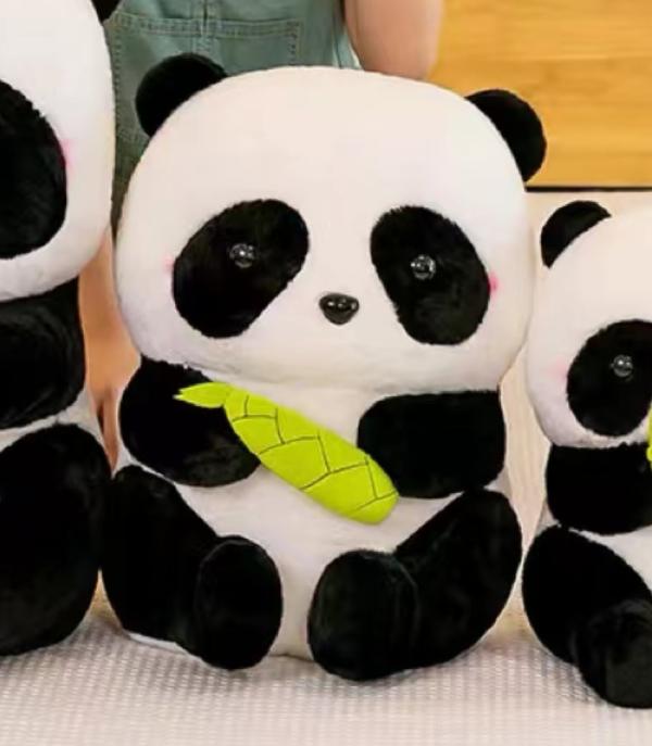 Panda con bambú peluche 45cm