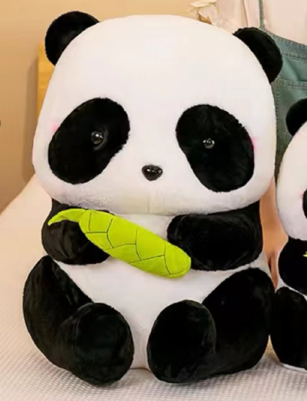 Panda con bambú peluche 55cm