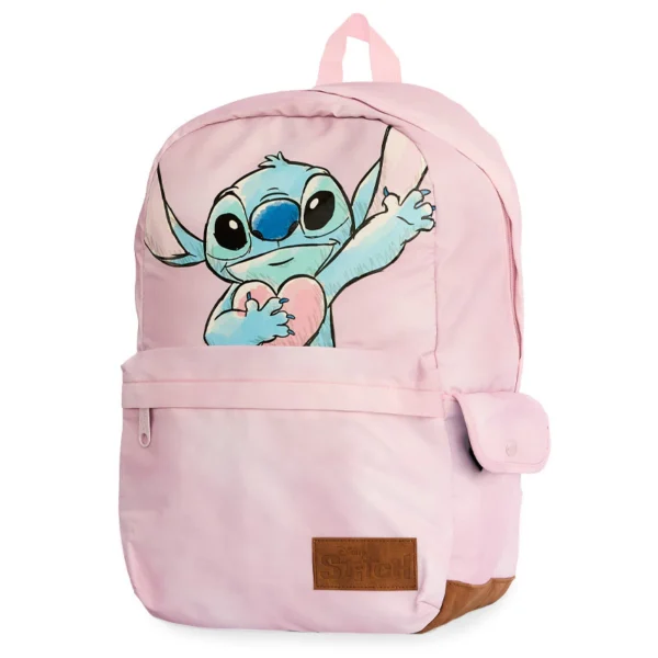 Stitch mochila rosa de Disney
