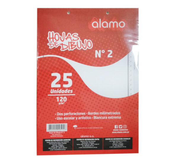 ALAMO HOJAS 2 25PC