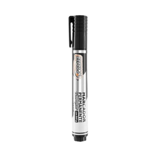 BRW MARCADOR NEGRO PERMANENTE - Imagen 2