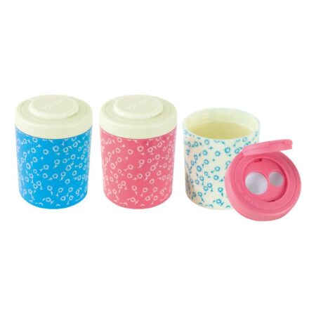 MILAN FLOR KIT SACAPUNTAS+BORRADOR