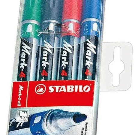 STABILO MARCADOR MARK4ALL 4PC BISELA