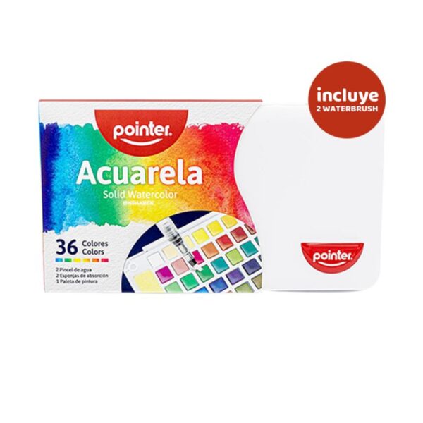 POINTER ACUARELA 36 COLORES - Imagen 4