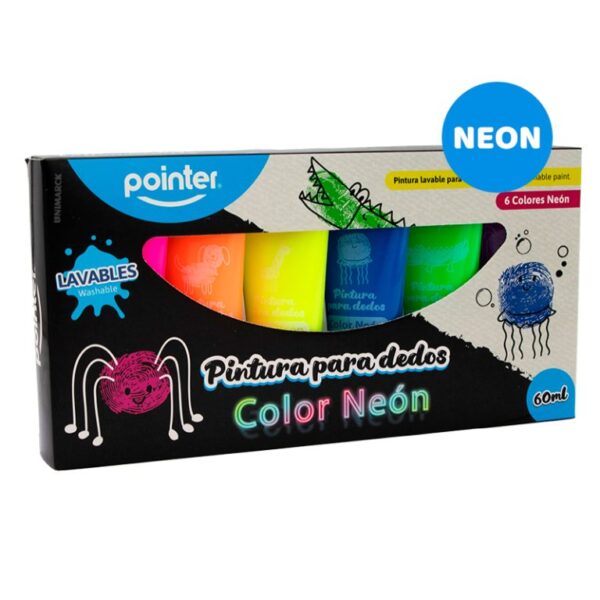 POINTER PINTURA NEÓN DEDOS - Imagen 3