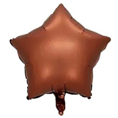 Globo  "Estrella" marrón - 12340