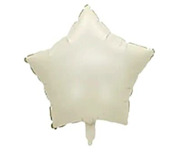 Globo  "Estrella" crema - 12342