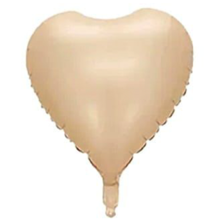 Globo  "Corazón" beige - 12344