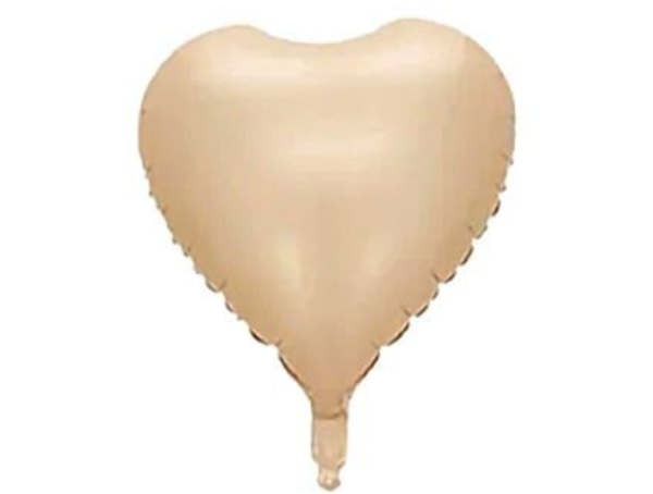 Globo  "Corazón" beige - 12344