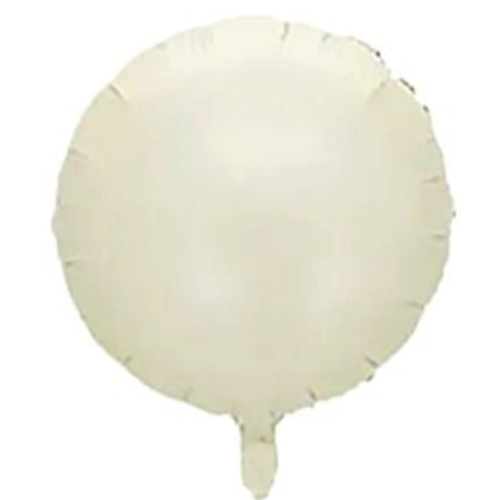 Globo  "Redondo" crema - 12346