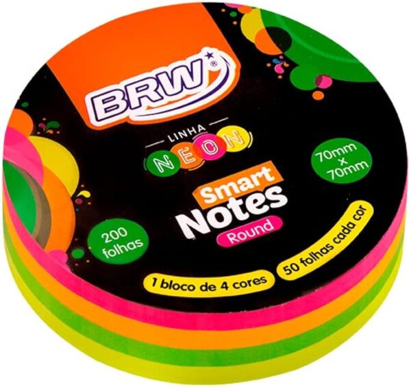 BRW NOTES REDONDO NEÓN - Imagen 2