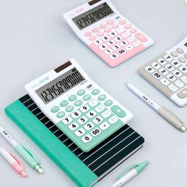 MILAN CALCULADORA ROSA 12 DIG
