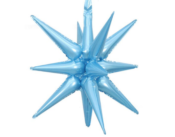 Globo "Estrella" puntas 27" tiffany - 1677-3