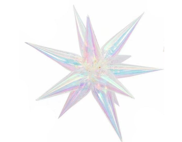 Globo Holográfico  27" transparente - 1677-5