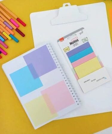 BRW NOTES PASTEL TRANSPARENTE