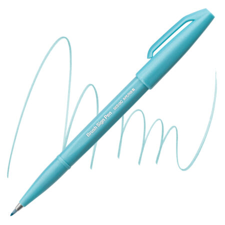 PENTEL SIGN PEN PALE BLUE